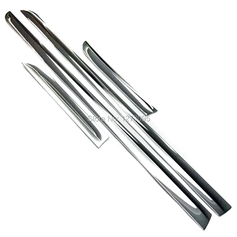 For 2014 2015 Toyota Prado J150 Land Cruiser 150 ABS Chrome Side Door Body Molding Trim Cover Door Scuff Strip Car Accessories For 2014 2015 Toyota Prado J150 Land Cruiser 150 ABS Chrome Side Door Body Molding Trim Cover Door Scuff Strip Car Accessories
