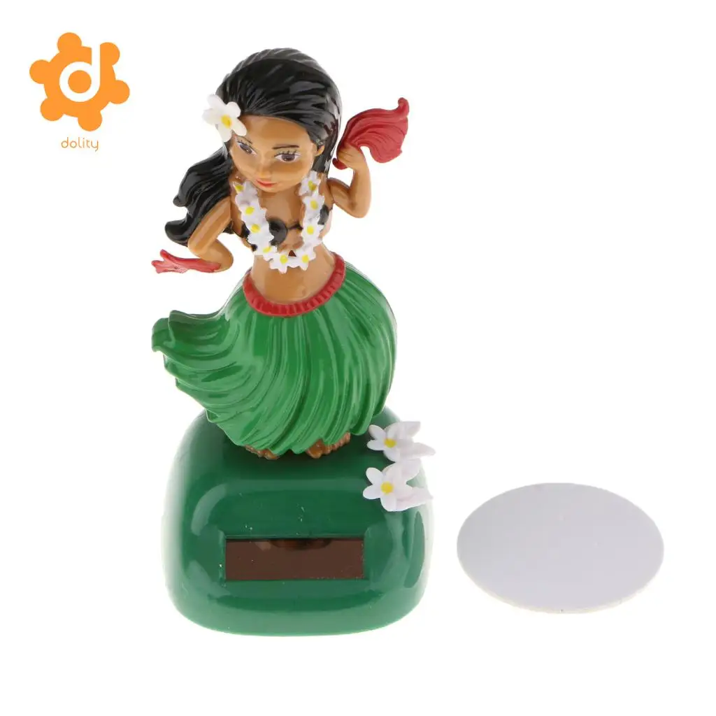  SOLAR POWER DANCER GIRL CAR DASHBOARD TOY TABLE STAND DESK DECOR ORNAMENT 
