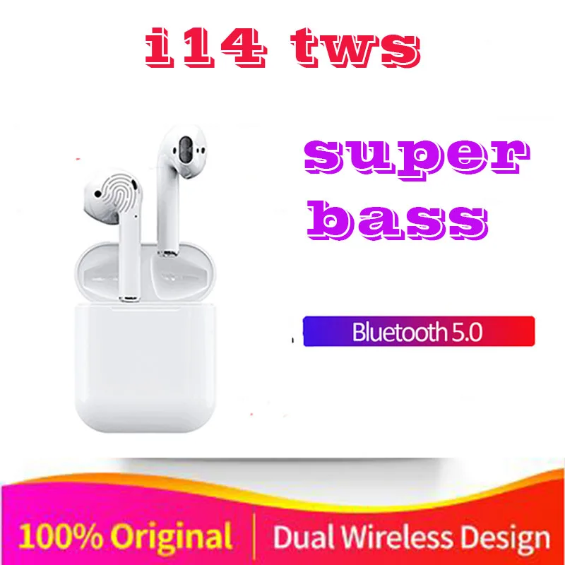 

2019 Original i14 tws wireless Bluetooth 1:1 Air pod siri bass Touch Control Headset for all phone PK i88 i12 i13 i10 i11 tws