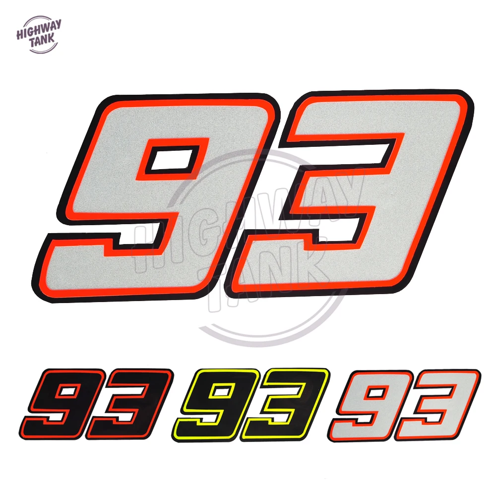 

3 Color Motorcycle mm93 Sticker Motocross Red Ants mm 93 Racing Reflective Stickers case for Yamaha Honda Suzuki Kawasaki KTM