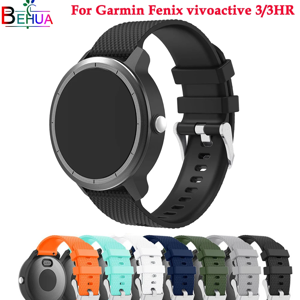 

sport Silicone strap Wristband for Garmin vivoactive 3/3HR Smart watch Replacement Watchband Straps for Garmin Vivoactive 3 3HR
