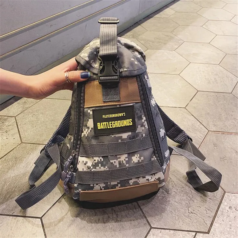  Game PUBG Level 1 Packages Multifunction Camouflage Cosplay Costumes Porps Students School Bag Back