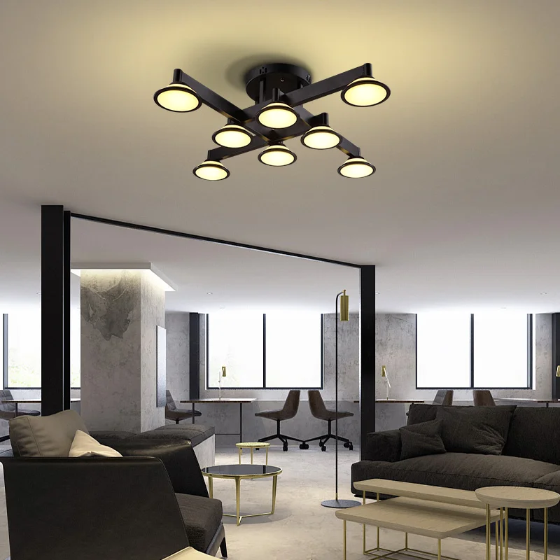 

Ceiling Lights Retro industrial loft Nordic Iron Ceiling light living room ceiling lamps creative artistic Ceiling lighting