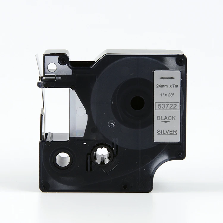 

DYMO D1 24mm label tape Black on Silver DYMO tape cartridge dymo tape 53722 for dymo printer