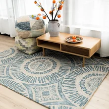 Винтажный бесконечный шерстяной ручной работы Великолепный прикроватный ковер, журнальный столик для гостиной ковер, скандинавские украшения прикроватный ковер