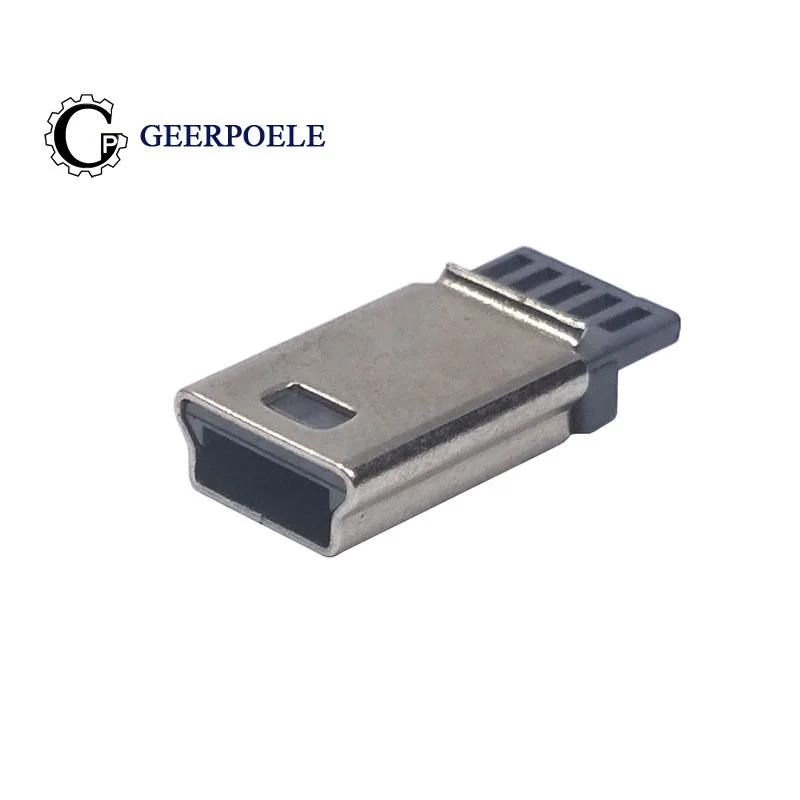 

20 pcs/lot 5 Pin Mini Male USB Connectors Port Jack Tail Plug Mini Connector Sockect Terminals DIY Wire Adapeter
