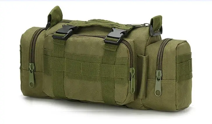 Камуфляжные дорожные сумки EDC тактический слинг посылка 3 P военный Molle тактический пакет водонепроницаемый Кошелек Оксфорд карманы - Цвет: Army Green