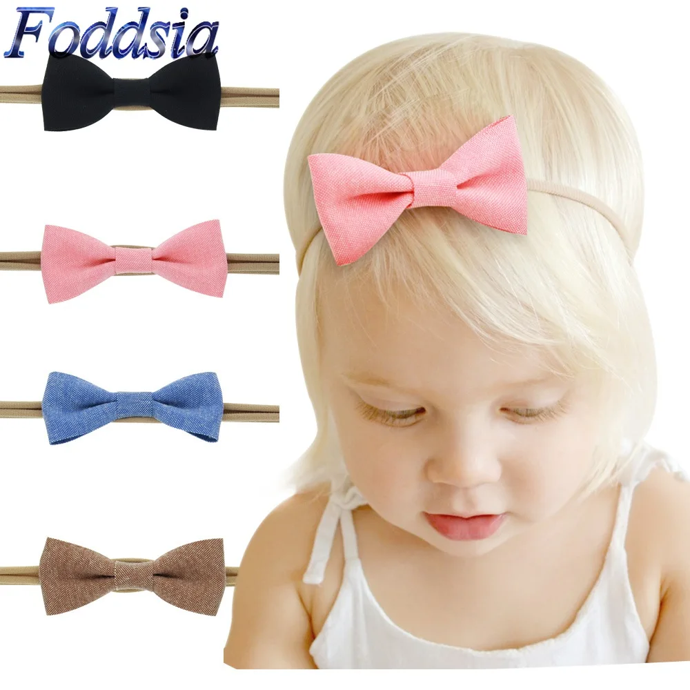 20pc Baby infant bow headband infant bow girl kids toddler hair band US seller