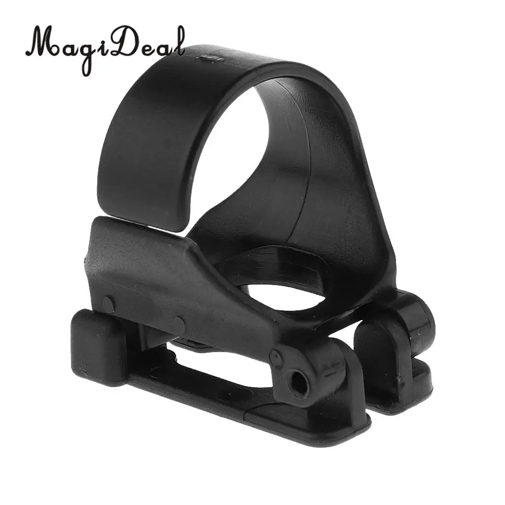 MagiDeal Universal Plastic Clip Snorkel Keeper Retainer Replacement for Attaching Mask Strap Scuba Diving Snorkeling Equipment