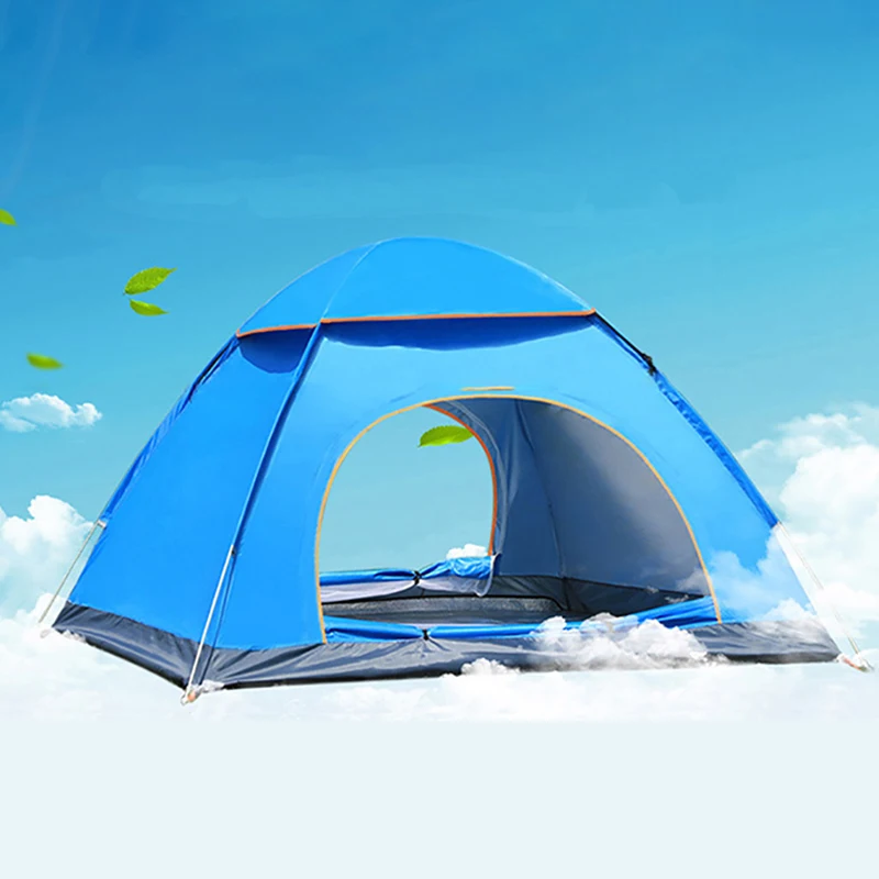 Кемпинговая палатка походные палатки Портативные водонепроницаемые походные палатки анти-УФ 2/3 человек складной автоматический всплывающий открытый солнцезащитный козырек ультра