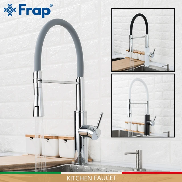 Best Price FRAP kitchen faucets  pull out water taps cold and hot water sink faucet 2 function spout kitchen mixer faucet  grifo cocina    