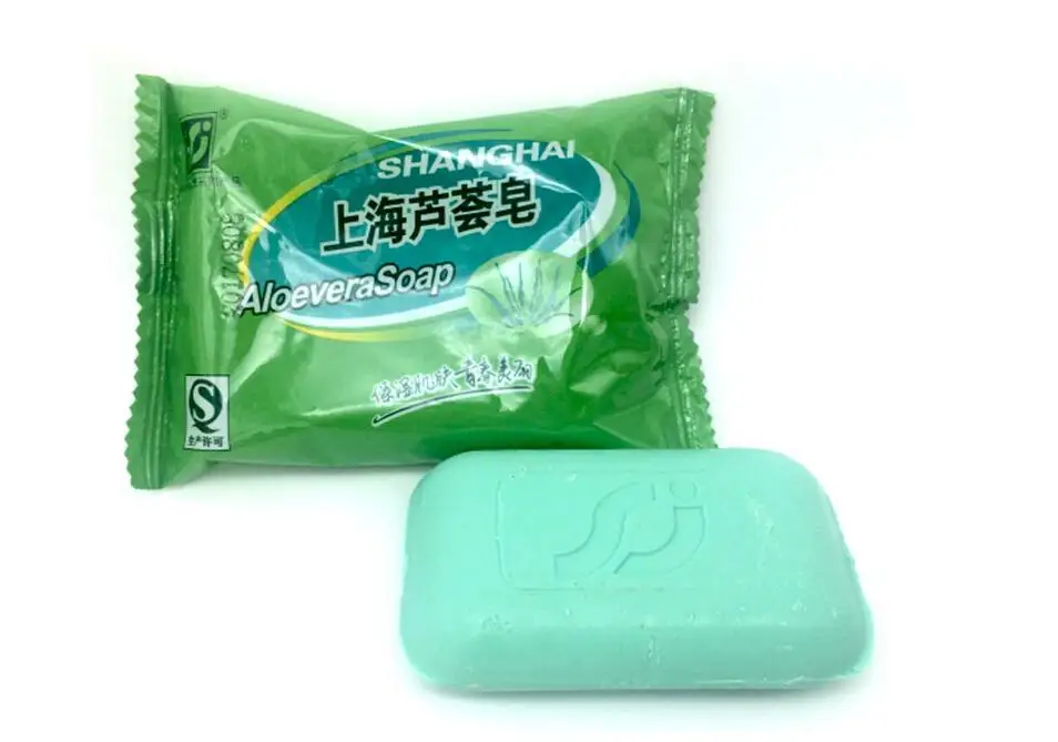 

Shanghai Sulfur aloevera medicated Moisturizing nourishing Herbaceous itching sterilization antibacterial Cleansing Soap M34
