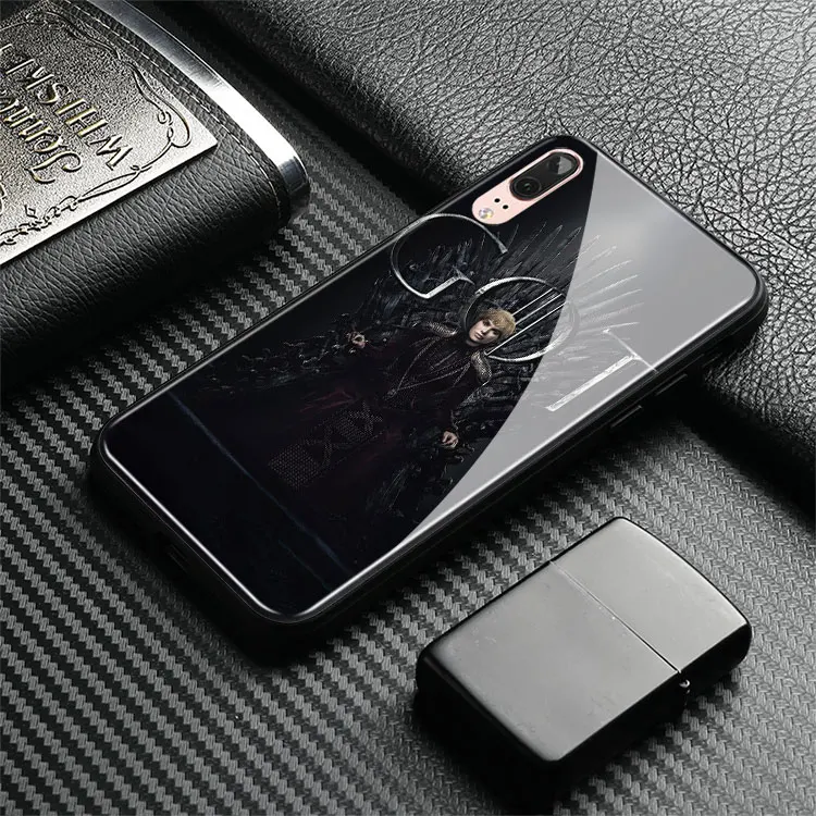AE 873 Glass Игра трона постер мягкий силиконовый стеклянный чехол для телефона для huawei Honor V mate P 9 10 20 30 Lite Pro Plus Nova 2 3 4 5 - Цвет: AE 873 Glass