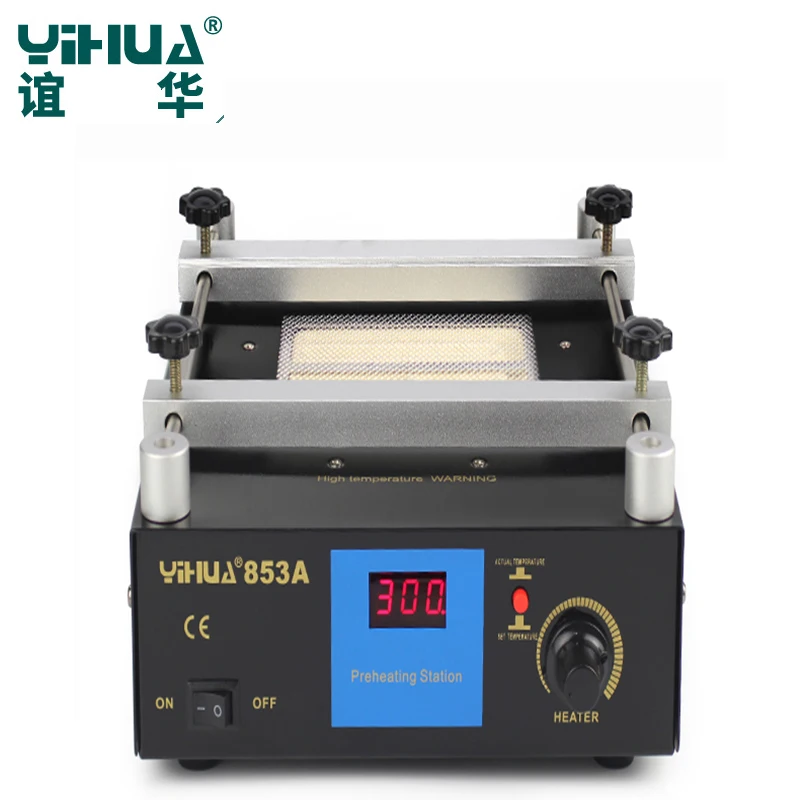 

YIHUA 853A Digital Display Preheating Station Anti Static Constant Temperature BGA Rework Station Mobile Phone Preheater