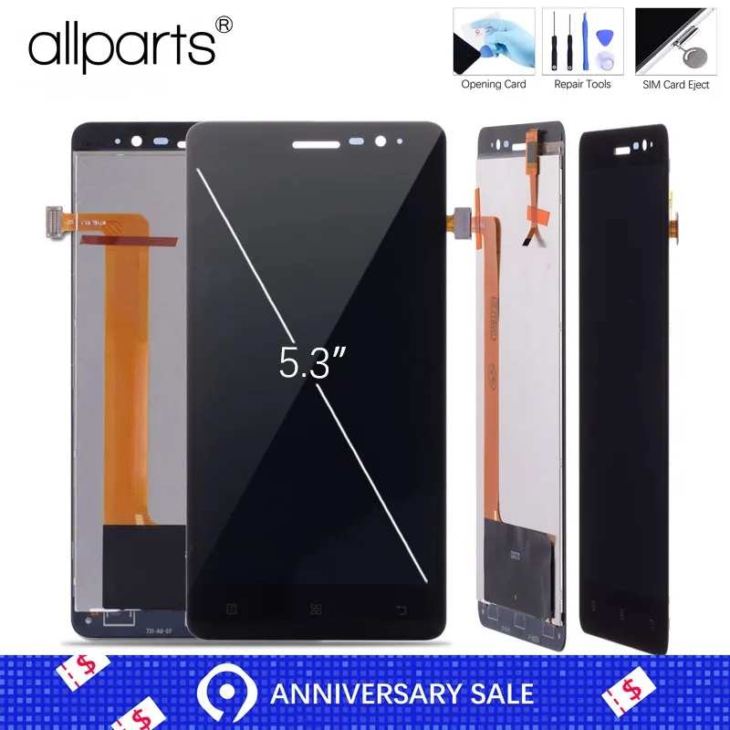 Original 5.3'' Display For Lenovo S860 LCD Touch Screen Digitizer Replacement Parts for | Мобильные телефоны и