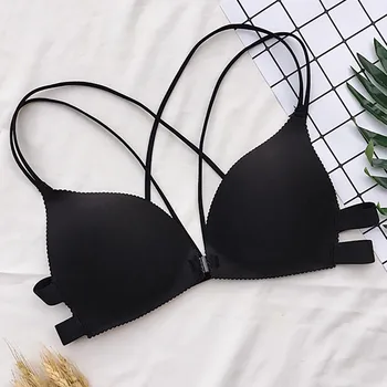 

Ladies Breathable Sports Underwear Brassiere Femme Soutien Gorge Push Up Solid Bracier De Mujer Camis Four Seasons Comfortable