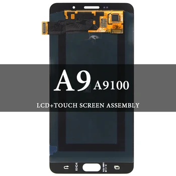 

For A9100 A910F A9 Pro LCD 6.0'' Black White Gold Digitizer Assembly AMOLED Replacement Display Screen