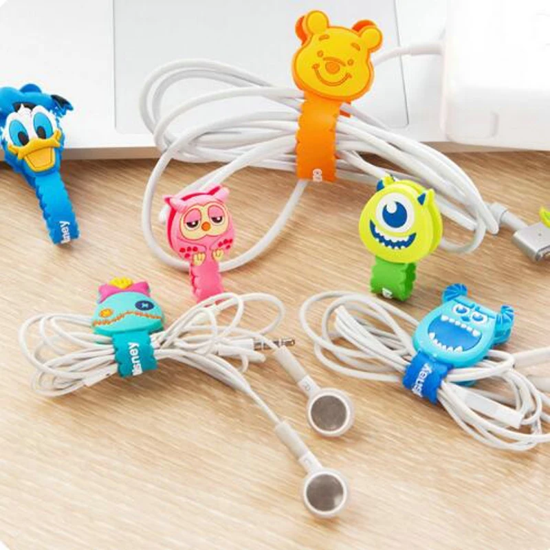 

Cartoon Cable Protector Data Line Cord Protector Protective Case Cable Winder Cover For iPhone USB Charging Cable
