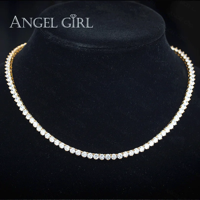 Angelgirl модные украшения для девочек сердца бренда круглые AAA + ожерелья из
