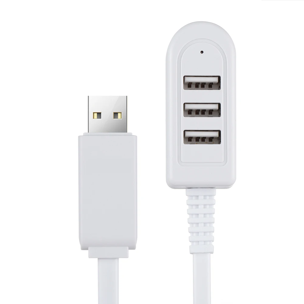 

1PC High Speed 3 Ports USB 2.0 Extension Splitter for Laptop PC Computer Charger Mobile Phone Adapters