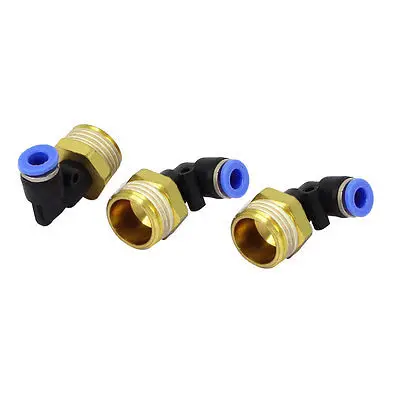 

PL6-04 Industry Pneumatic Tube Pipe Push In Connectors Quick Fitting 3pcs