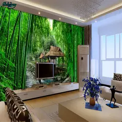 Beibehang Большой заказ обои бамбуковом лесу дом ландшафт, бухта росписи украшения дома