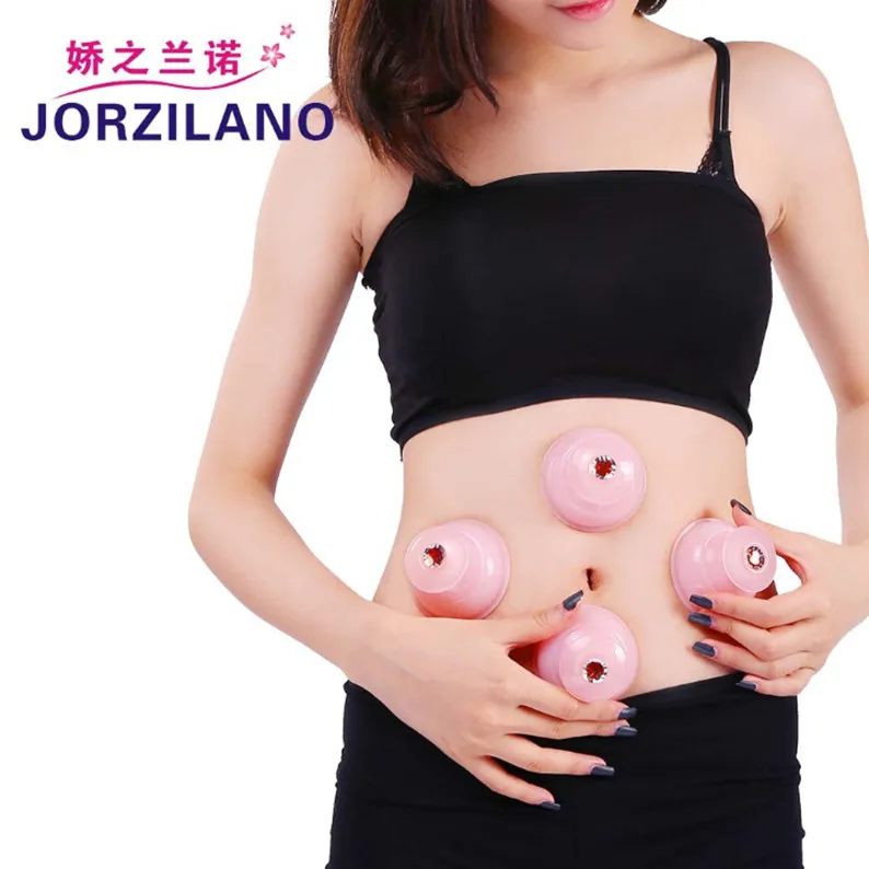 

silicone suction cup Vacuum cupping device thickening Silicone Cupping Hygroscopic slimming body massage