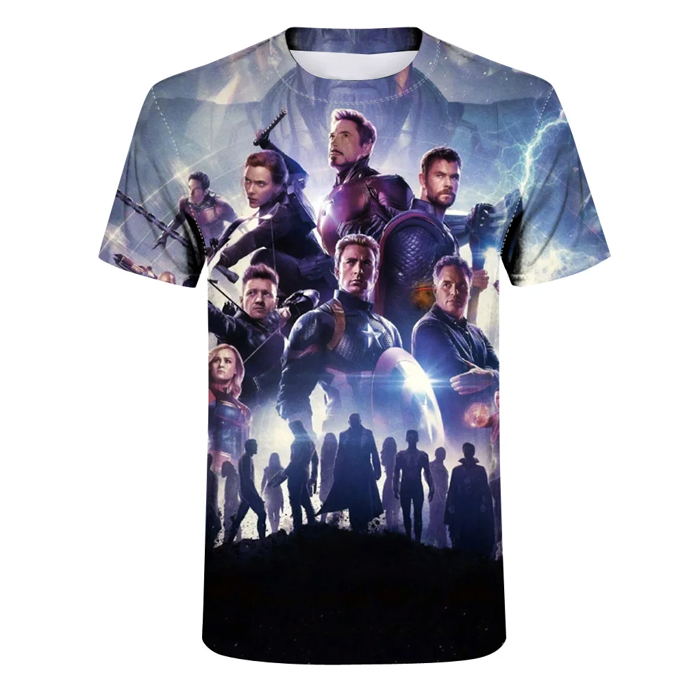 2019 Neweset Avengers4 Endgame футболка для мужчин/wo мужчин Железный человек Капитан Америка