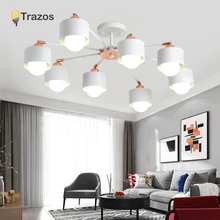Black or White Finish Modern led Ceiling Lights For Living Room Bedroom Study Master Room AC85-265V Led Ceiling Lamp Fixtures white black finish living room bedroom study room led ceiling lights lampara de techo modern led ceiling lamp fixtures