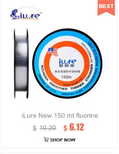 ILure Новинка углеродное волокно Фтор рыболовные лески 30Mt 50Mt углеродное волокно катушка супер сильная направляющая 60lb 80lb