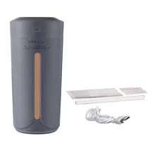 230 мл мини чашка форма увлажнитель воздуха ABS зарядка через usb Увлажнитель Воздуха бесшумный Красочный ночник тумана для автомобиля дома DC 5 V