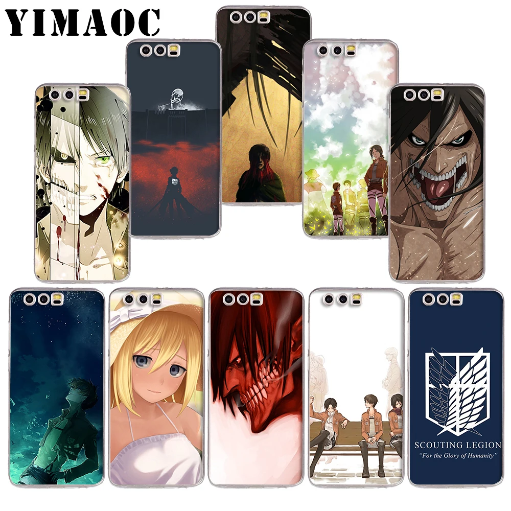 

YIMAOC 59z Attack On Titan design Soft TPU Case for Huawei Honor 10 9 lite 7A Pro 7C 7X 8X Nove 3 3i
