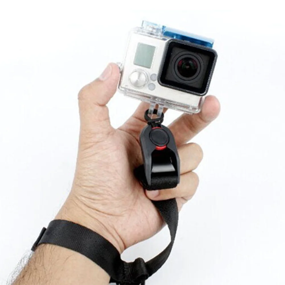 حزام المعصم قابل للتعديل أسود صفعة العالمي سرعة الافراج السلامة الاكسسوارات شريط كاميرا الحبل مرونة ل GoPro بطل 4/3 + حزام المعصم قابل للتعديل أسود صفعة العالمي سرعة الافراج السلامة الاكسسوارات شريط كاميرا الحبل مرونة ل GoPro بطل 4/3 +