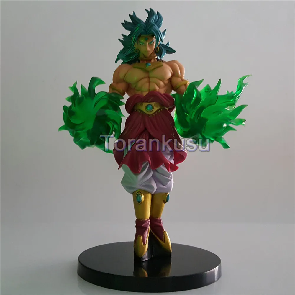 Dragon Ball Z фигурки Broly Brinquedo Зеленый эффект DIY светодиодный светильник Аниме