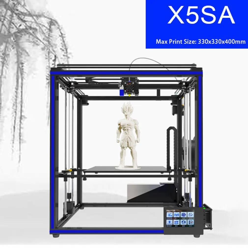 High Precision 3D Printer Large Printing Size 330*330*400mm With Automatic Leveling Function X5SA EU Plug Ship From DE High Precision 3D Printer Large Printing Size 330*330*400mm With Automatic Leveling Function X5SA EU Plug Ship From DE