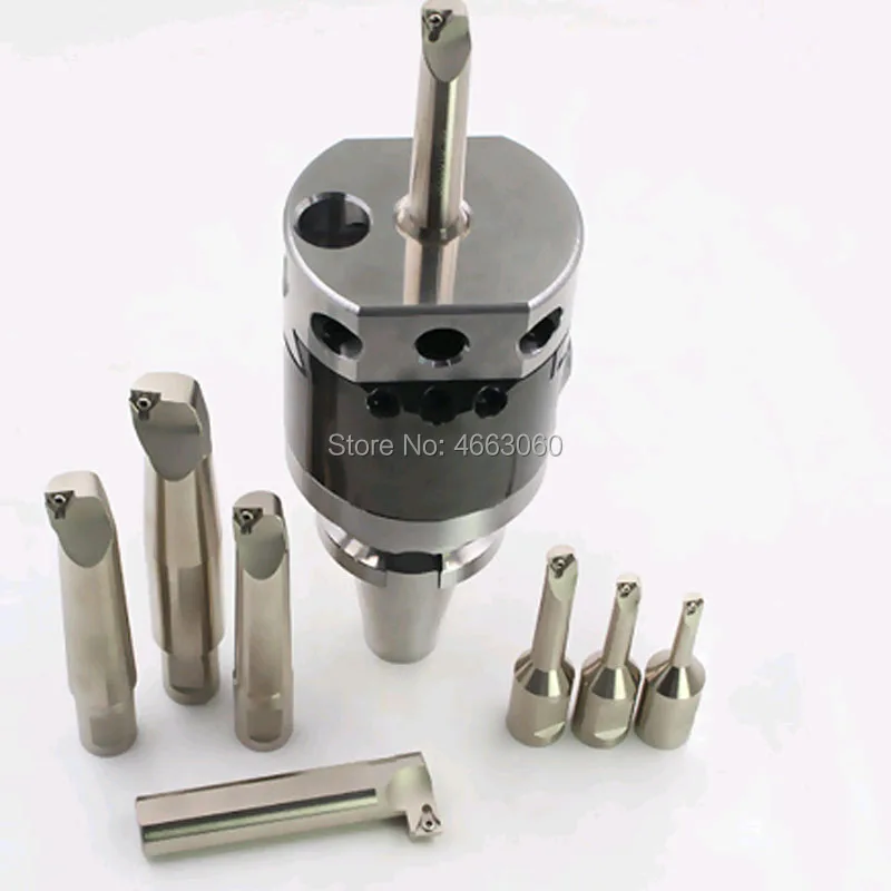

Precision NBH2084 8-280mm Boring Head System+BT40 M16 Holder +8pcs 20mm Boring Bar Boring rang 8-280mm Boring Tool Set