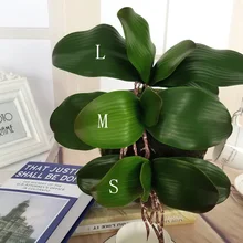 s, m, l, искусственные листья орхидеи с искусственными корнями, компоновка листьев орхидеи, сделай сам, исходный материал, искусство