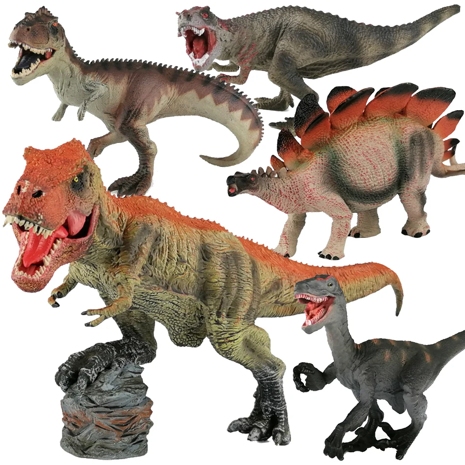 Высокое качество ПВХ Юрского динозавра Jouet Tyrannosaurus Stegosaurus Wild World фигурки модель