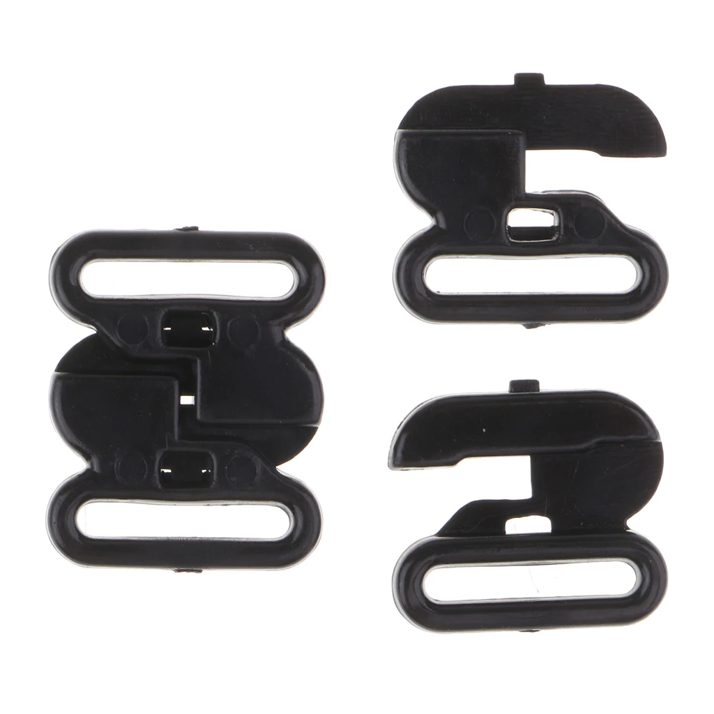 50 Pieces Plastic Lingerie Adjustable Stitching Bra Sliders Rings Loops Diy  Clasp Hooks 10mm Inner Dia
