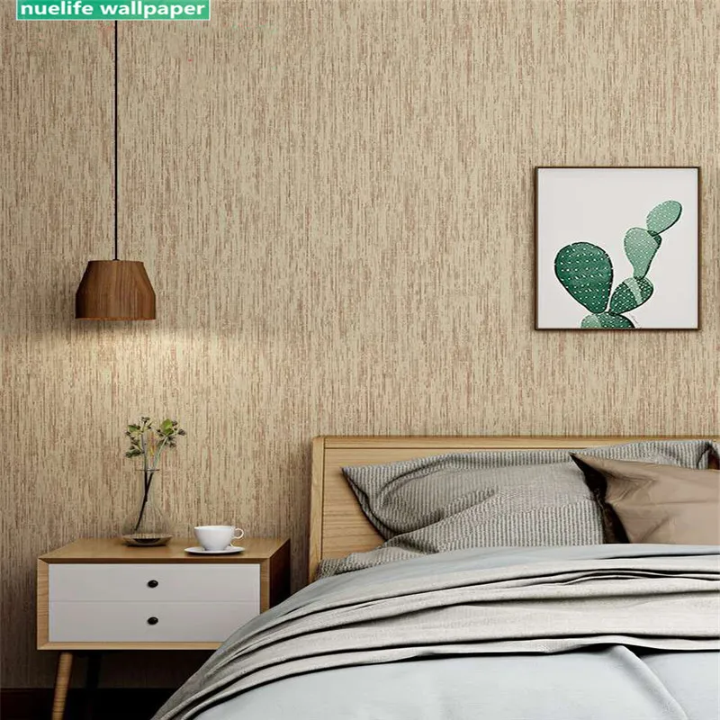 Chinese style non-woven coffee shop Internet cafe restaurant bedroom living room study plain TV background wall paper | Обустройство