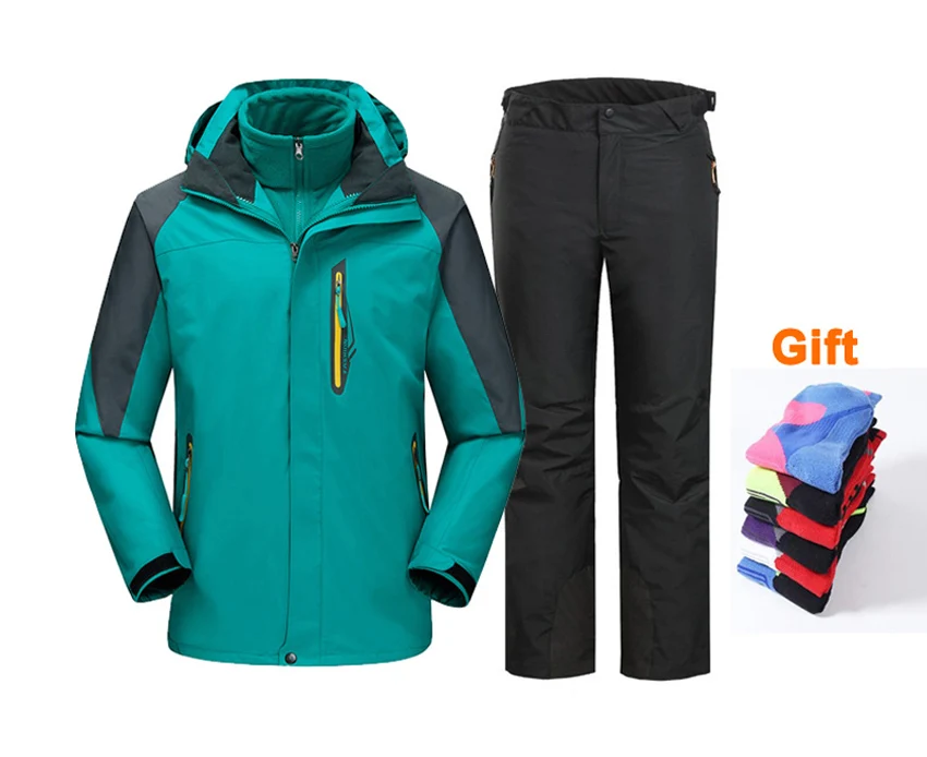 Men&Women's Winter windbreaker Hiking Suit Waterproof Outerwear Sport