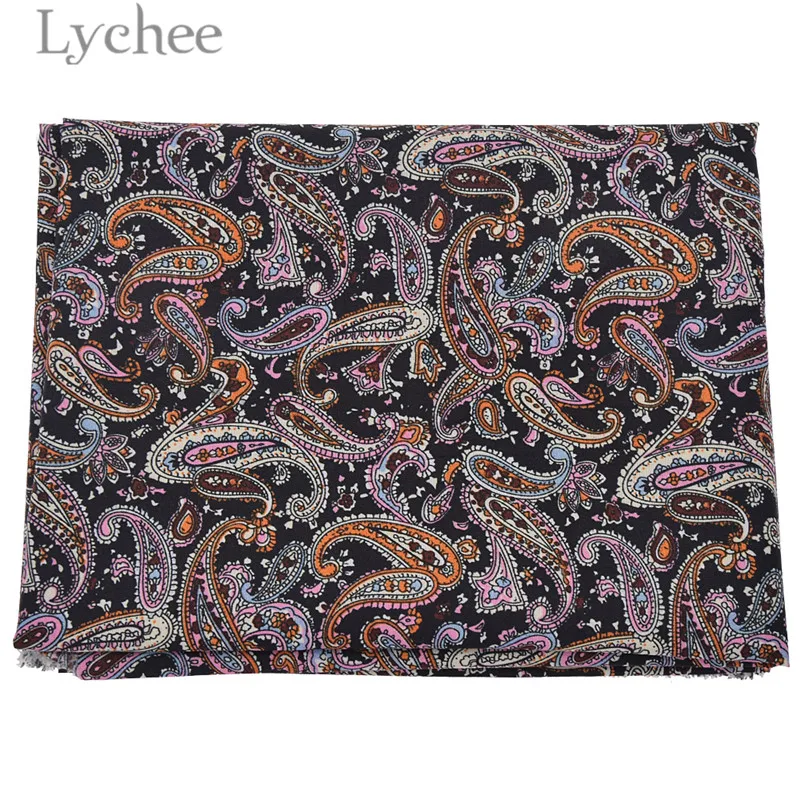 Lychee Life 150 см ширина винтажная ткань Пейсли в этническом стиле ткань для шитья ткань ручной работы материалы для одежды