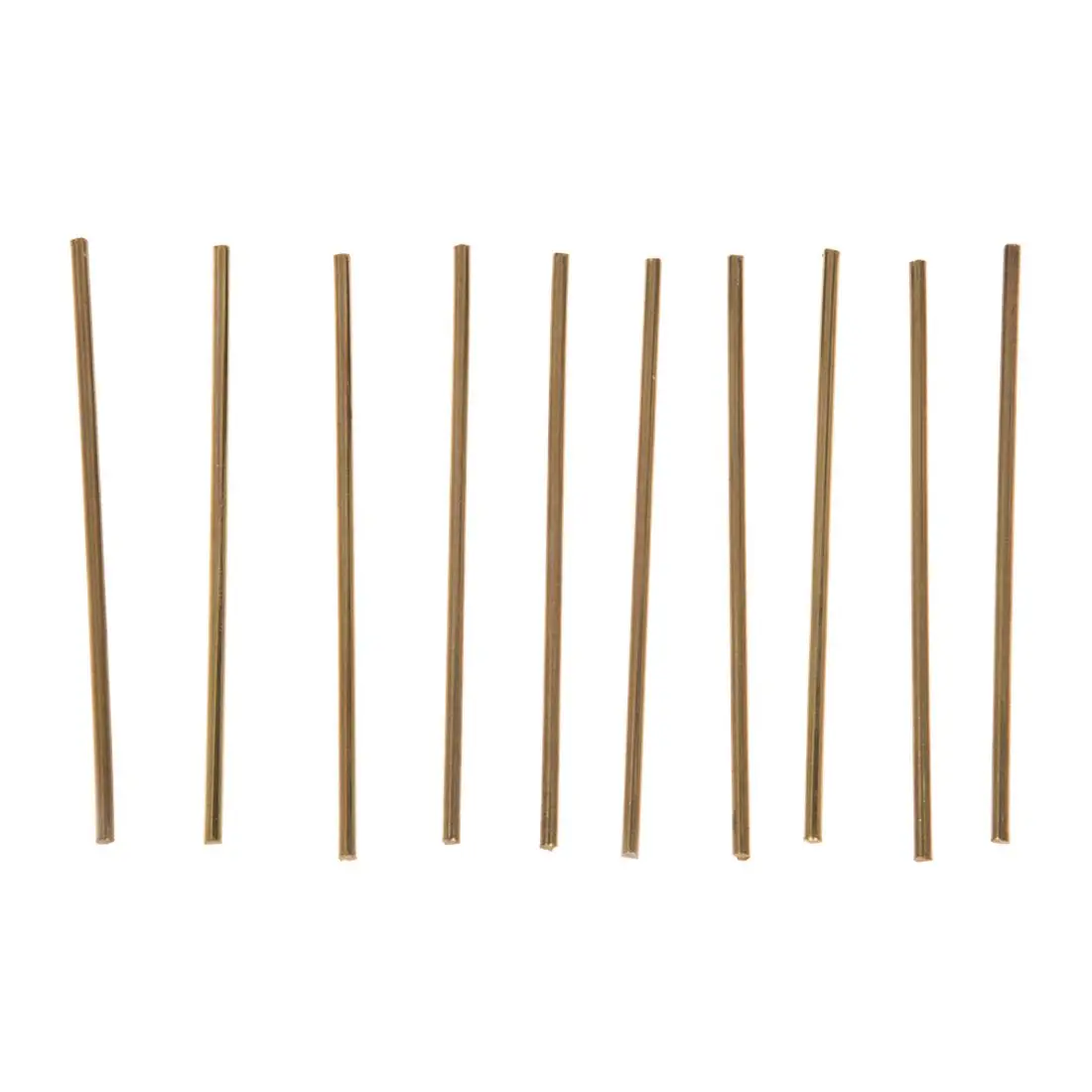 

ABWE 10Pcs Brass 100mm x 3mm Round Rod Stock for RC Airplane Model