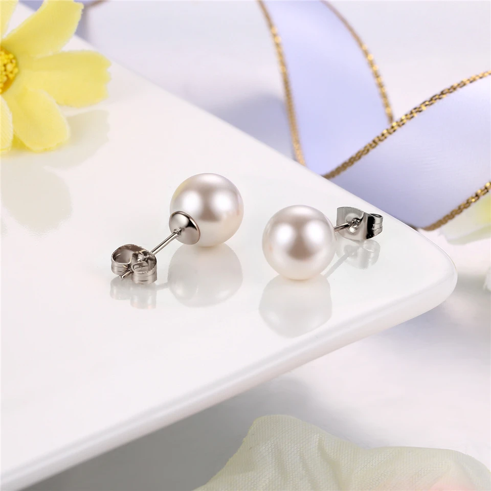 f PISSENLIT Hot Women Jewelry Statement Charming Gold Pearl Earrings pendientes mujer moda 2019 Korean Fashion Silver Stud Earring