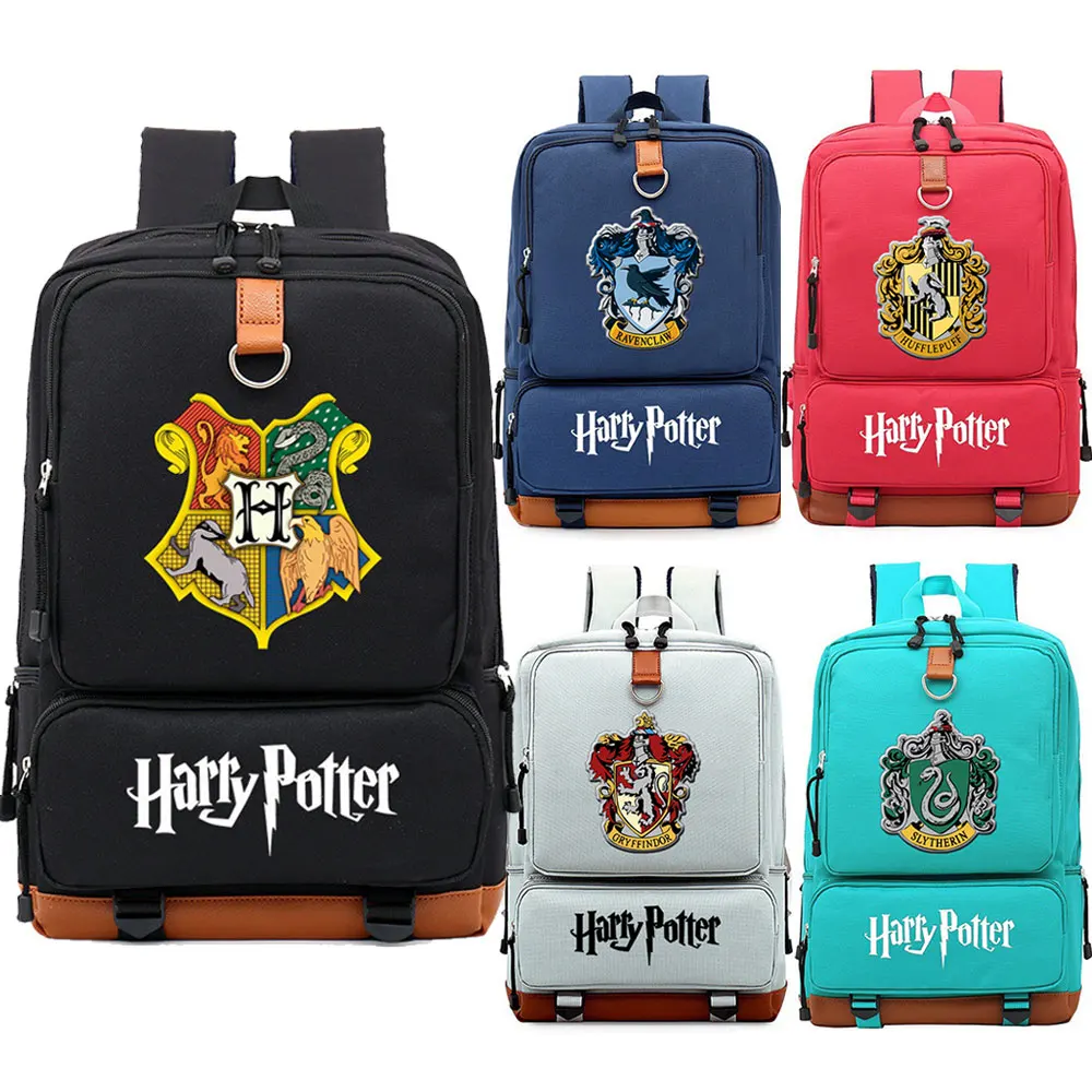 

Magic Shool Slytherin Gryffindor Boy Girl Children School bag Women Bagpack Teenagers Schoolbags Canvas Men Student Backpack