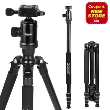 Zomei Z688 профессиональная фотосъемка путешествия компактный Алюминий Heavy Duty Штатив монопод и шаровой головкой для цифровых зеркальных Камера