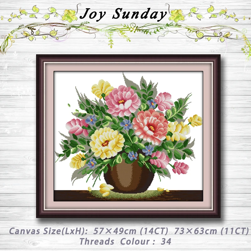 

Liquid powder flower vase Patterns Counted Cross Stitch 11CT 14CT Cross Stitch Sets Handmade Embroidery Needlework Home decor