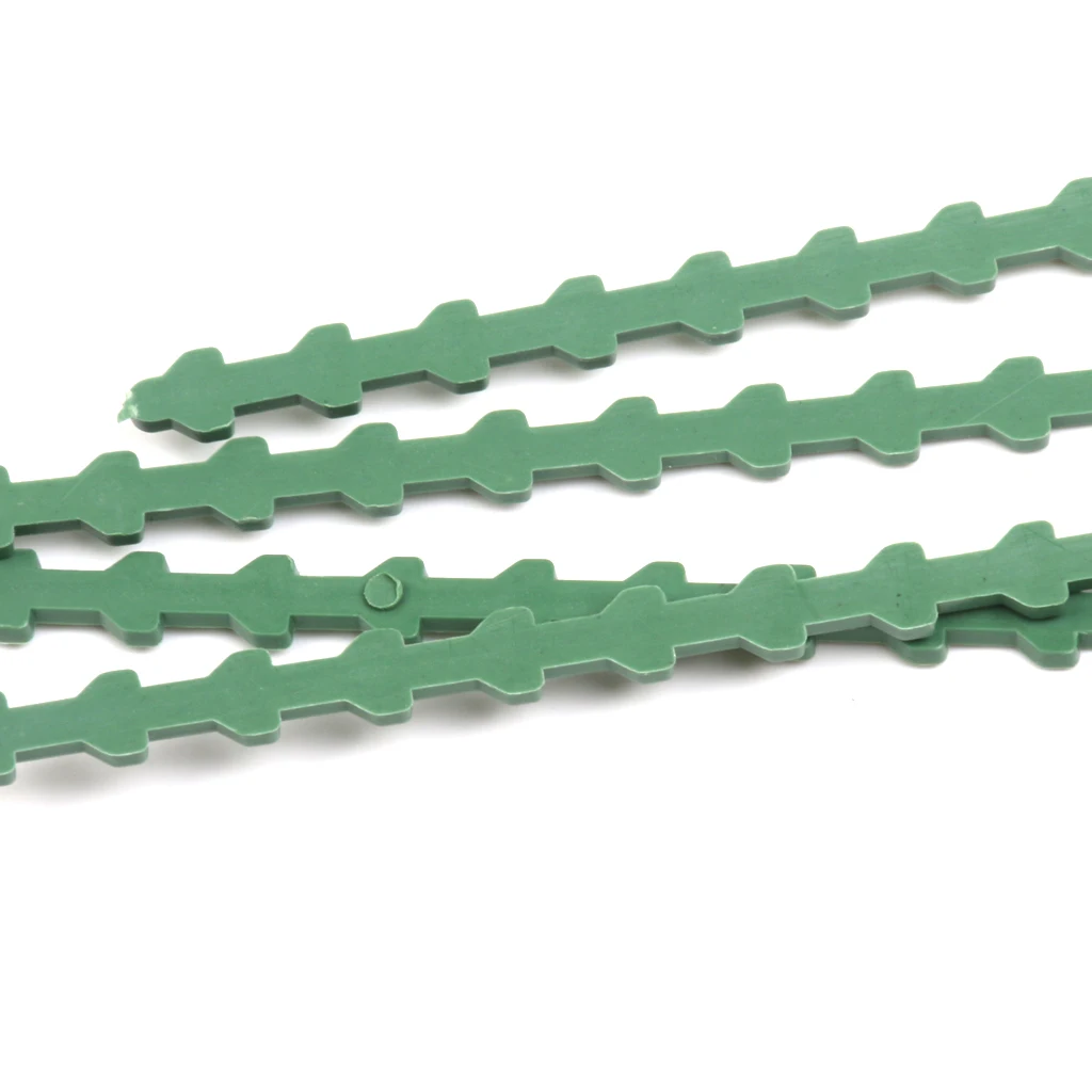30pcs Green Garden Cable Ties Plastic Gardening Clips Climbers Twists Strips