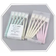 10 шт./компл. Минималистичная семейная сверхтонкая зубная щетка с мягкой щетиной Макарон цвет гигиена полости рта Чистый инструмент с головными крышками