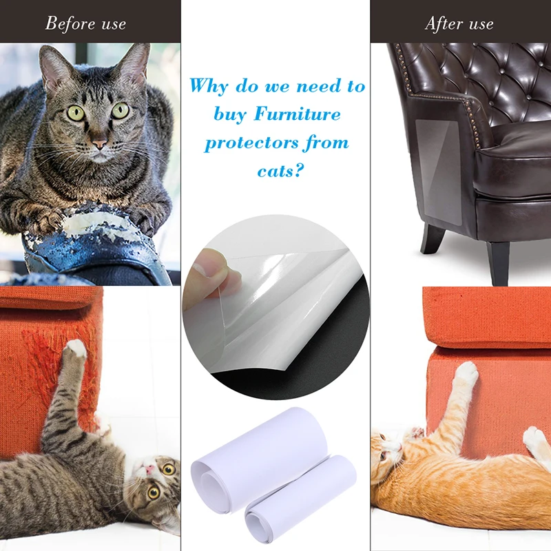 2 шт защита коврик для кошек, Когтеточка для кошек защитное покрытие от когтей для дивана, мебели диван гвардии Pet Когтеточка для кошек коготь протектор колодки для дивана